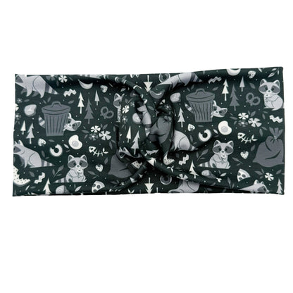 Trash Panda - Black Headband