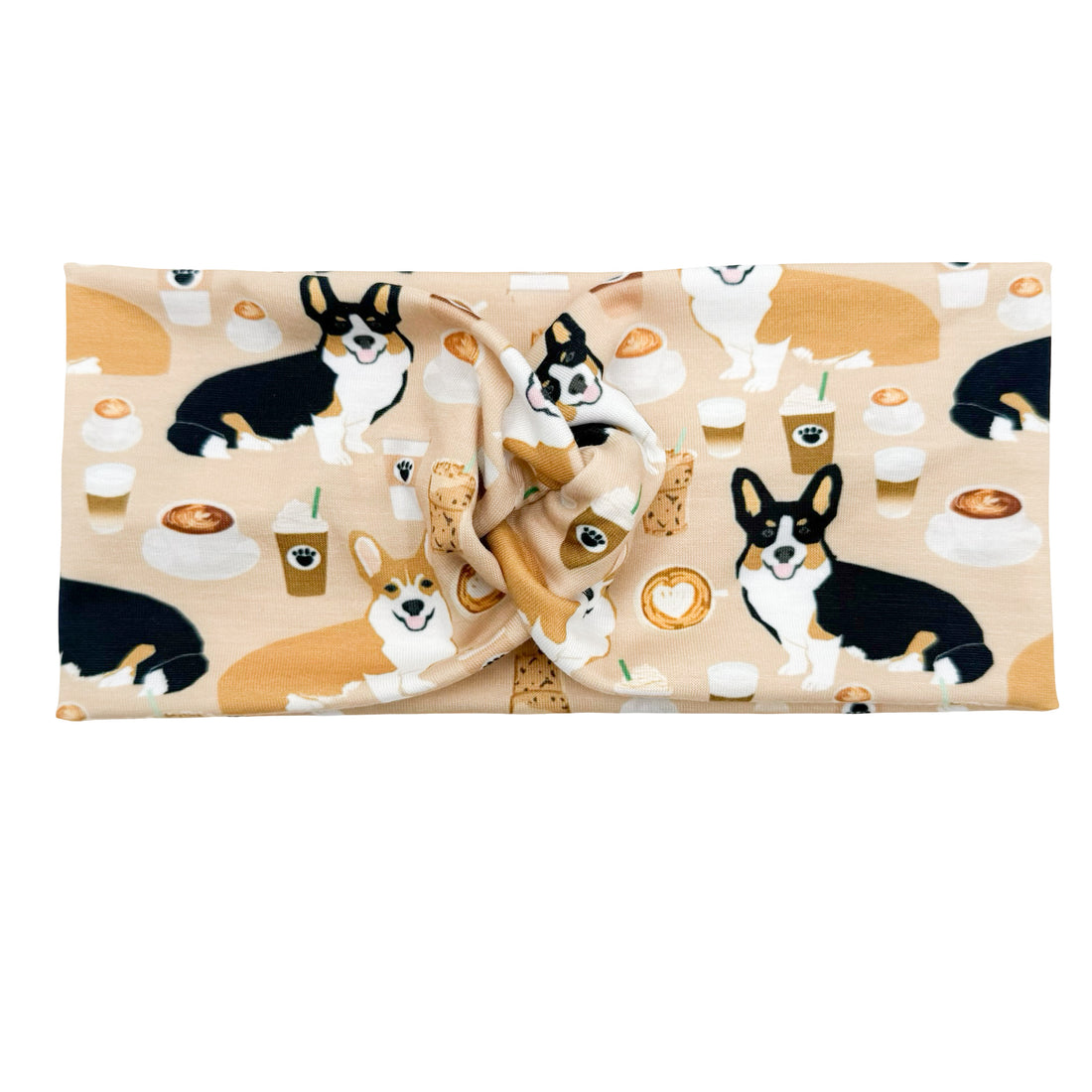 Corgi Dogs &amp; Coffee Headband