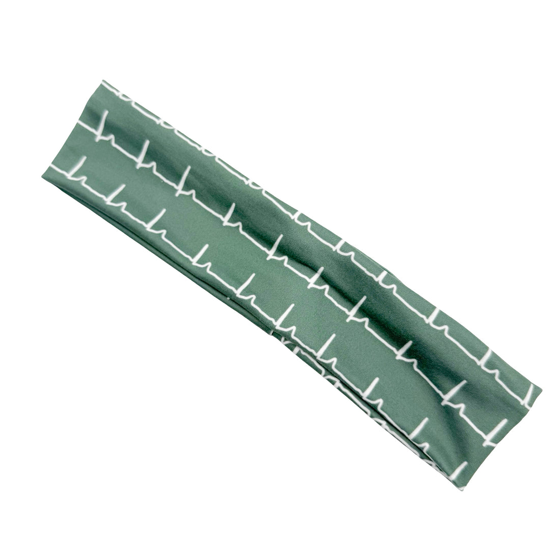 Heartbeat - Olive Athletic Headband