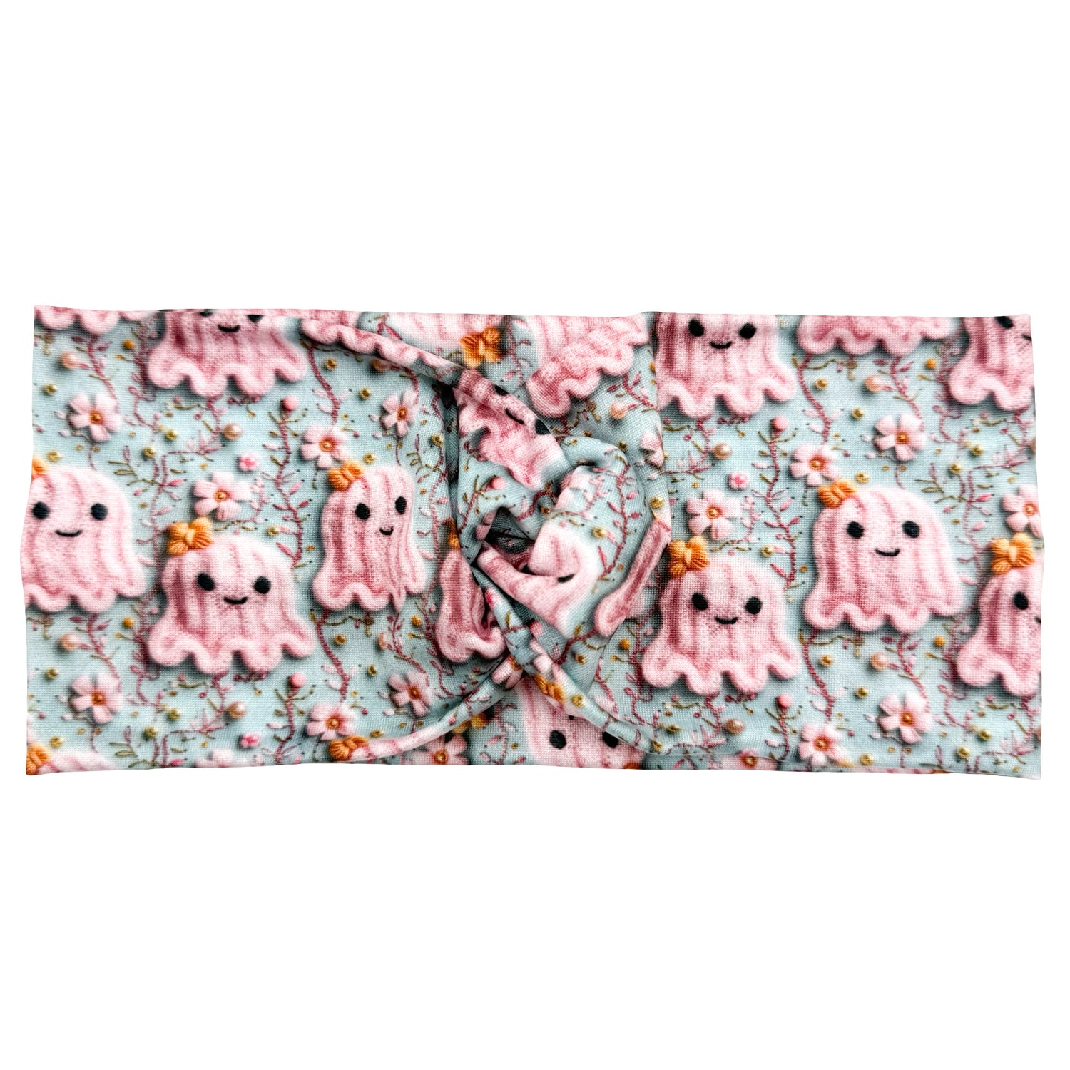 *Limited Edition* Pink Crotchet Ghost Headband