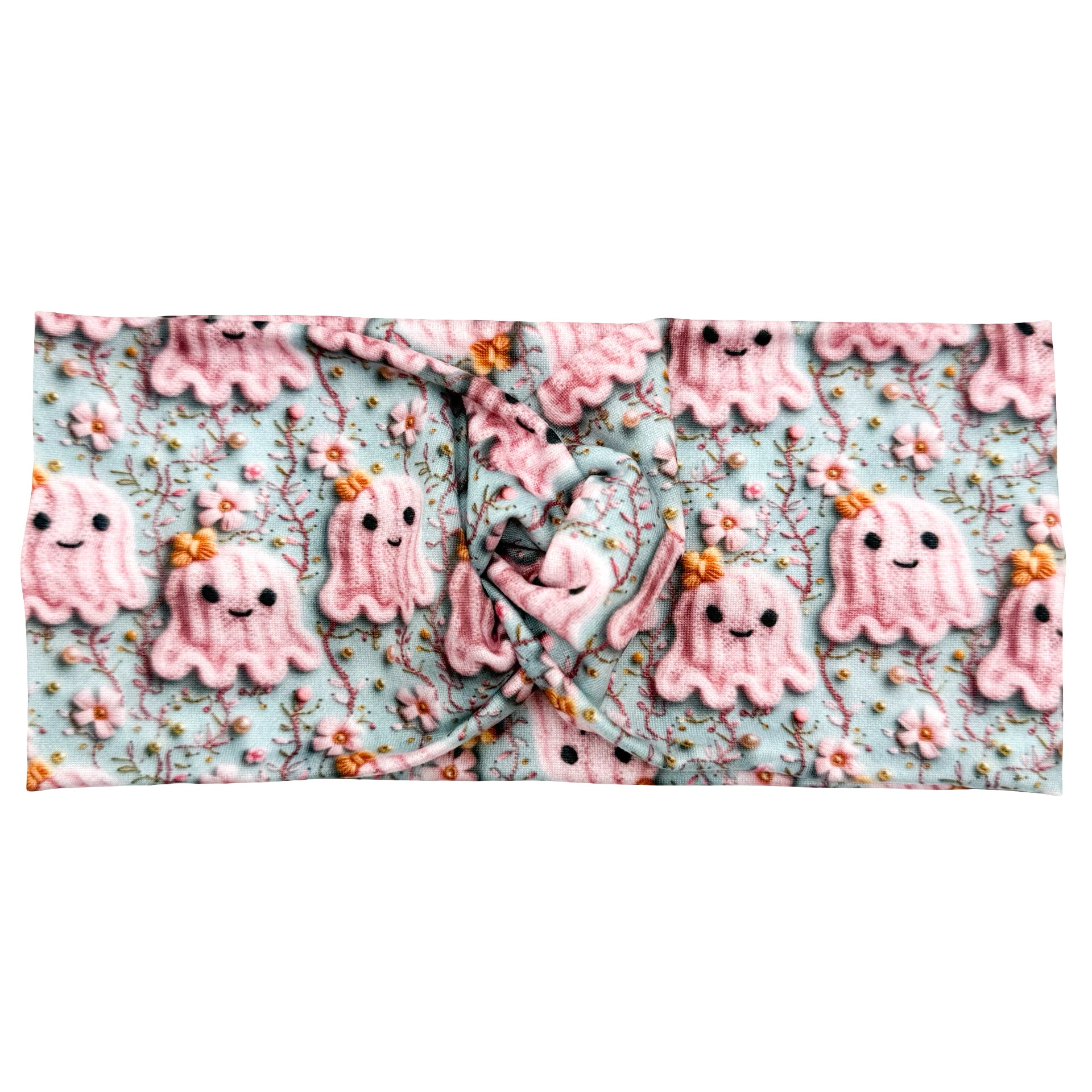 *Limited Edition* Pink Crotchet Ghost Headband