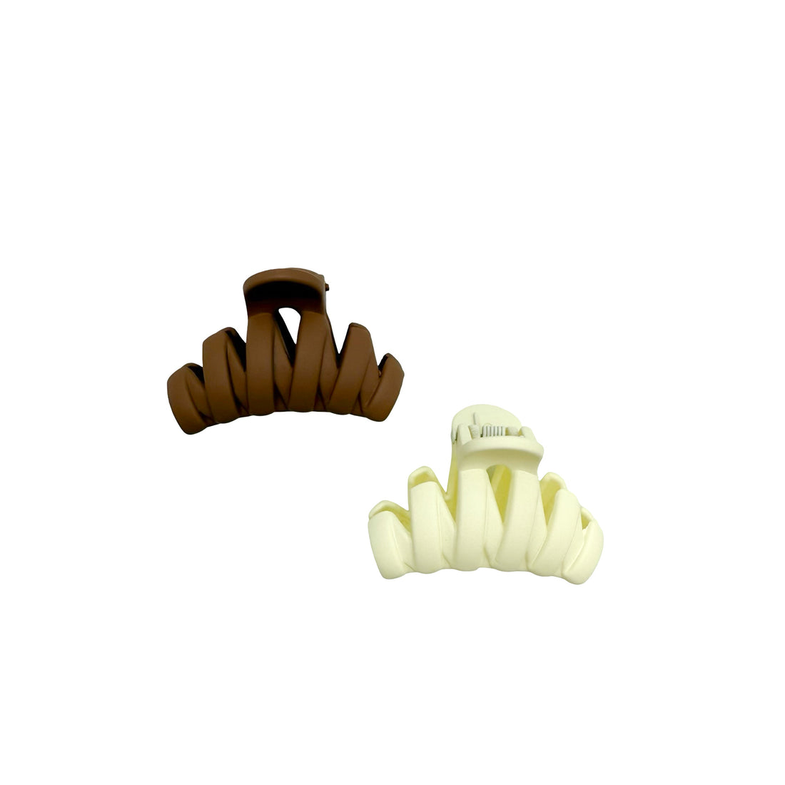 Mini Squiggly Hair Claw Set of Two