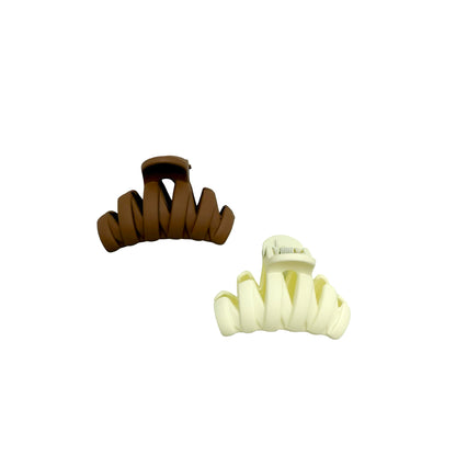 Mini Squiggly Hair Claw Set of Two