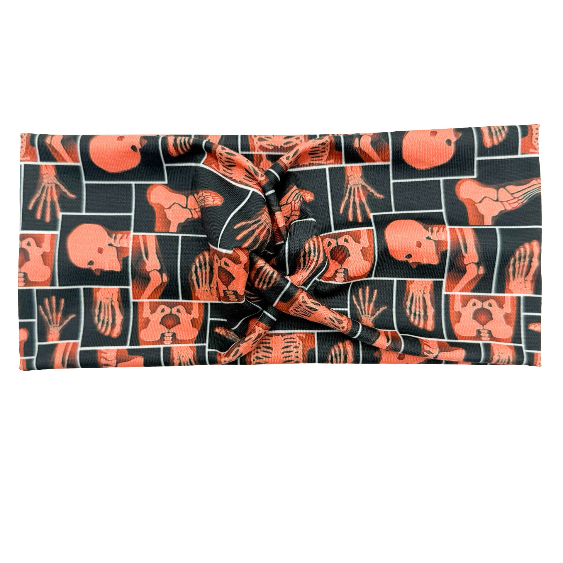 X-Ray Images - Orange &amp; Black Headband