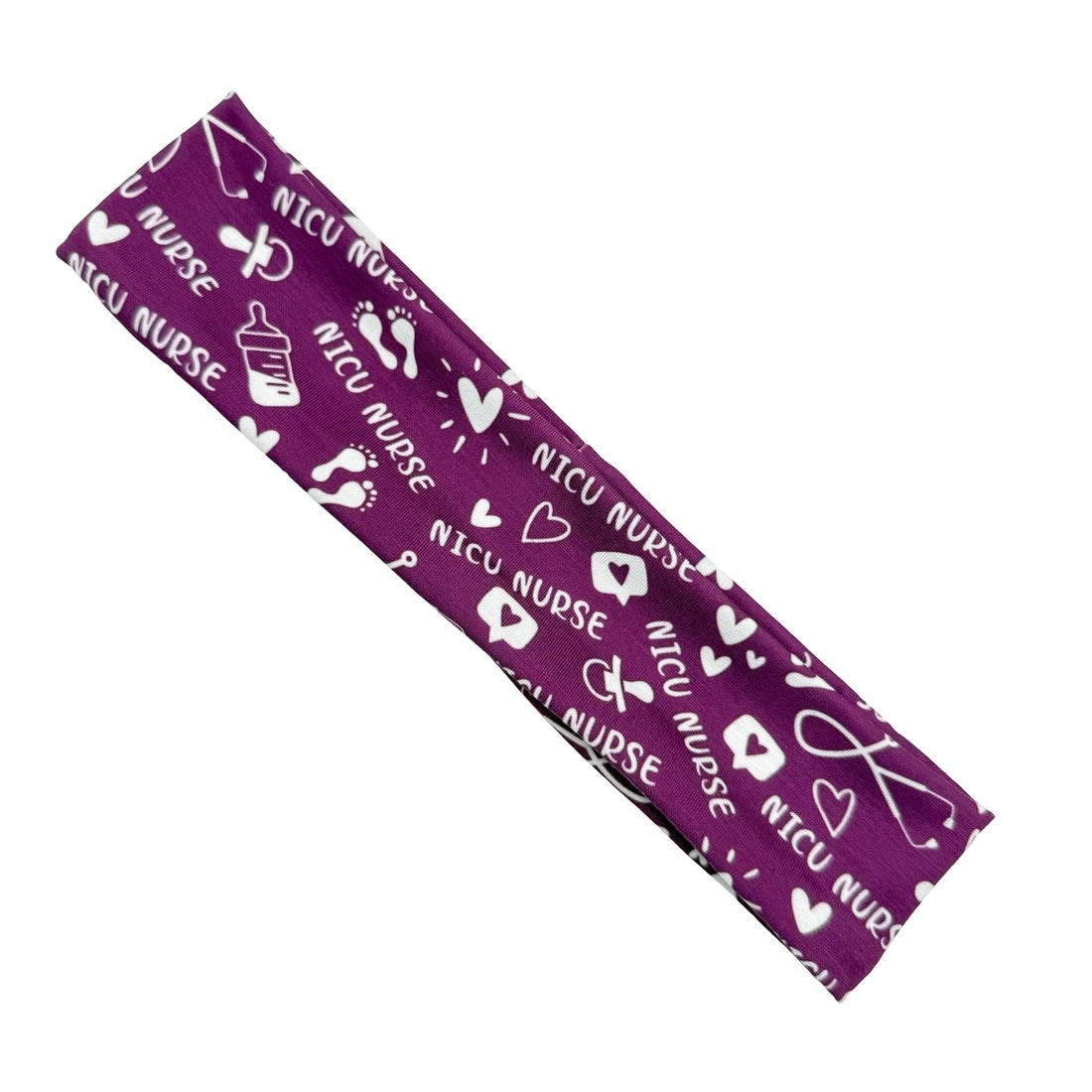 Nicu Nurse - Plum Athletic Headband