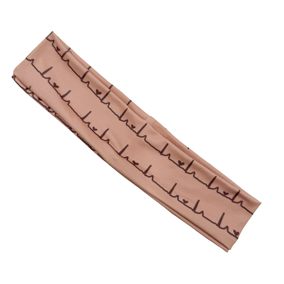 Nurse Heartbeat - Desert Sand Athletic Headband