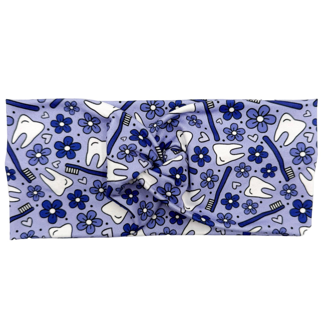 Floral Dental - Purple Headband