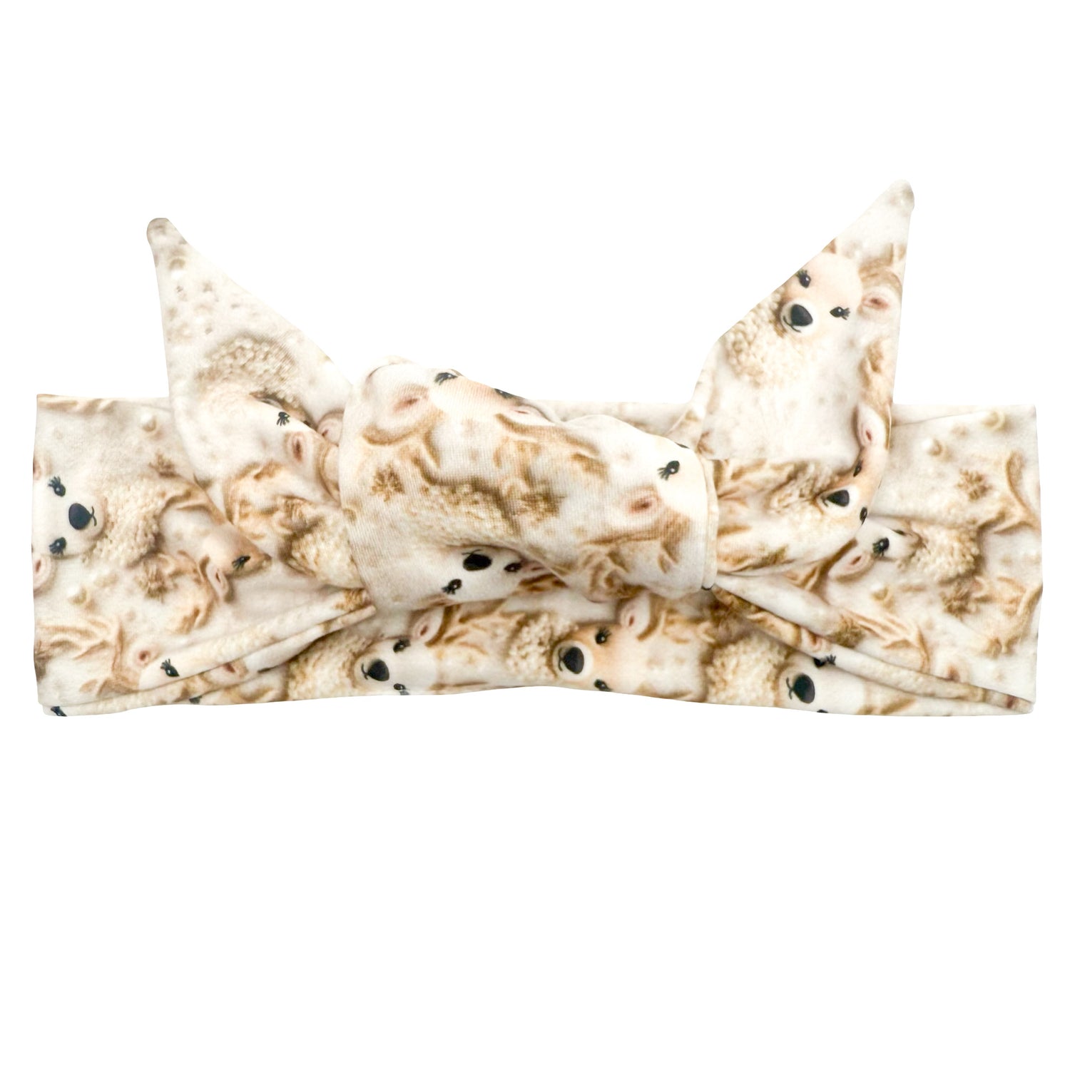 *Limited Edition* Reindeer Pearls Adjustable Tie Headband