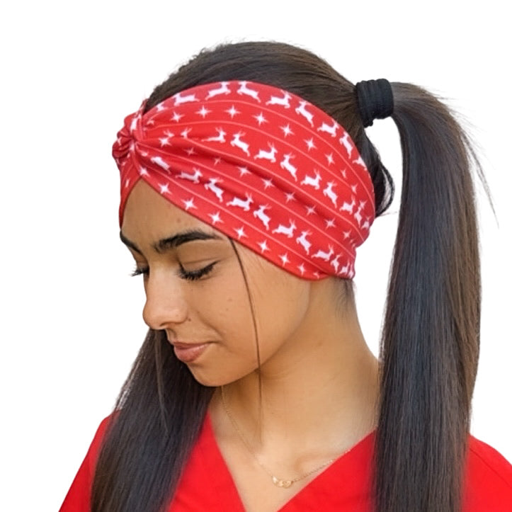 Cozy Christmas - Red Headband