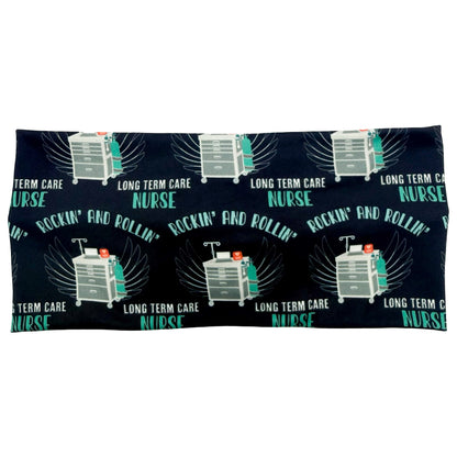 Long Term Nurse Care - Black Headband