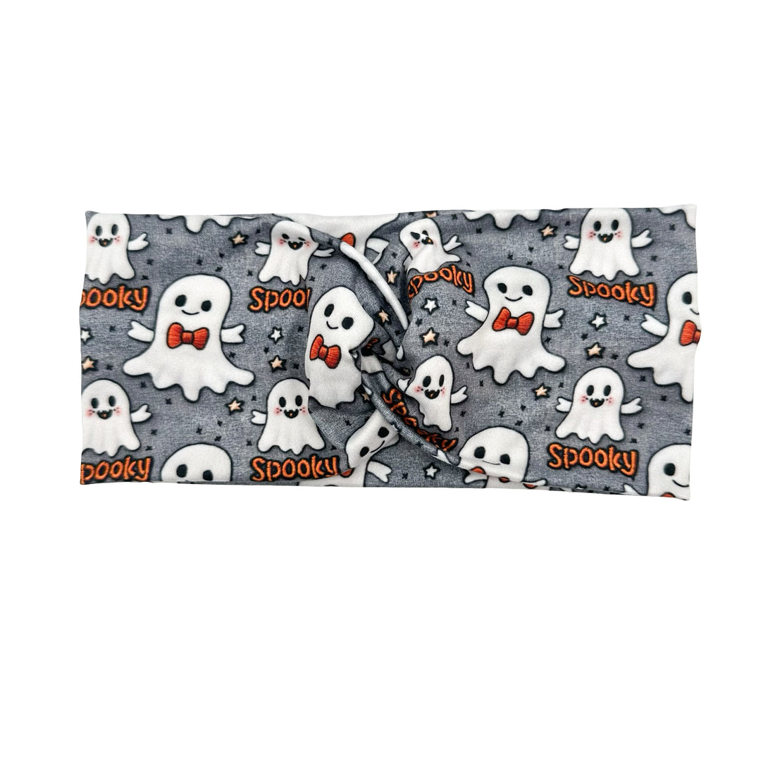 *Limited Edition* Spooky Ghost - Gray Headband