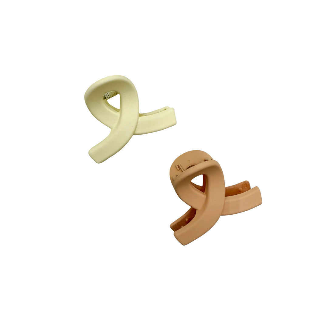 Mini Criss Cross Hair Claw Set of Two
