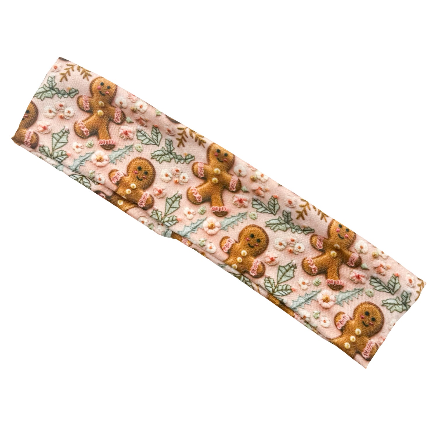 *Limited Edition* Gingerbread &amp; Holly Athletic Headband