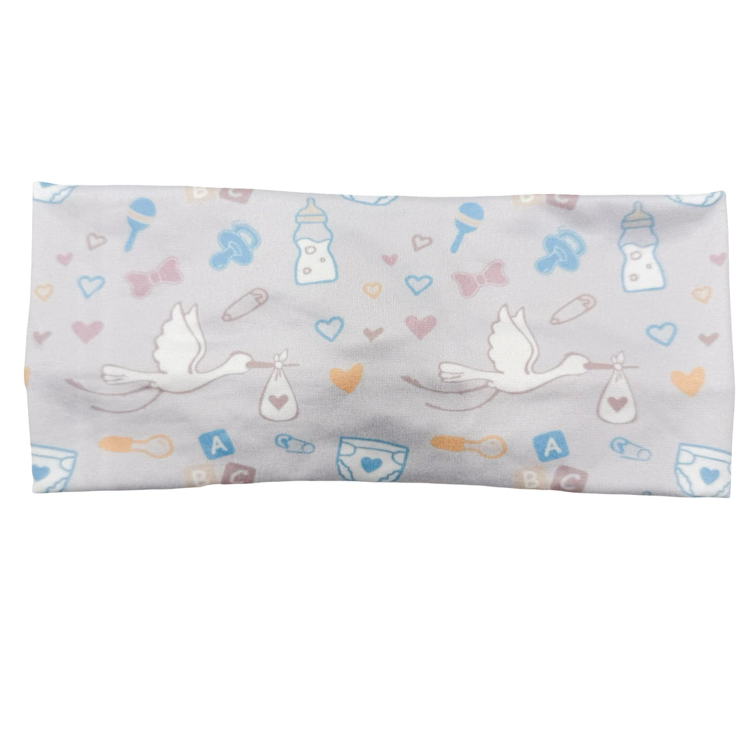 Delivery Stork - Light Gray Headband