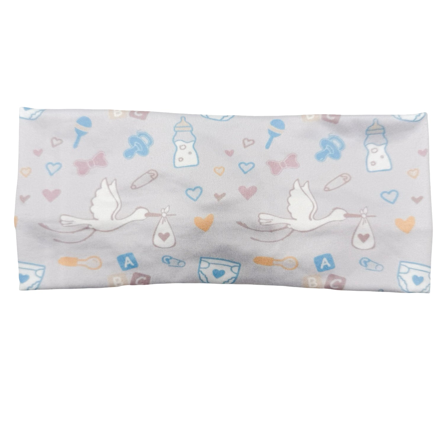 Delivery Stork - Light Gray Headband