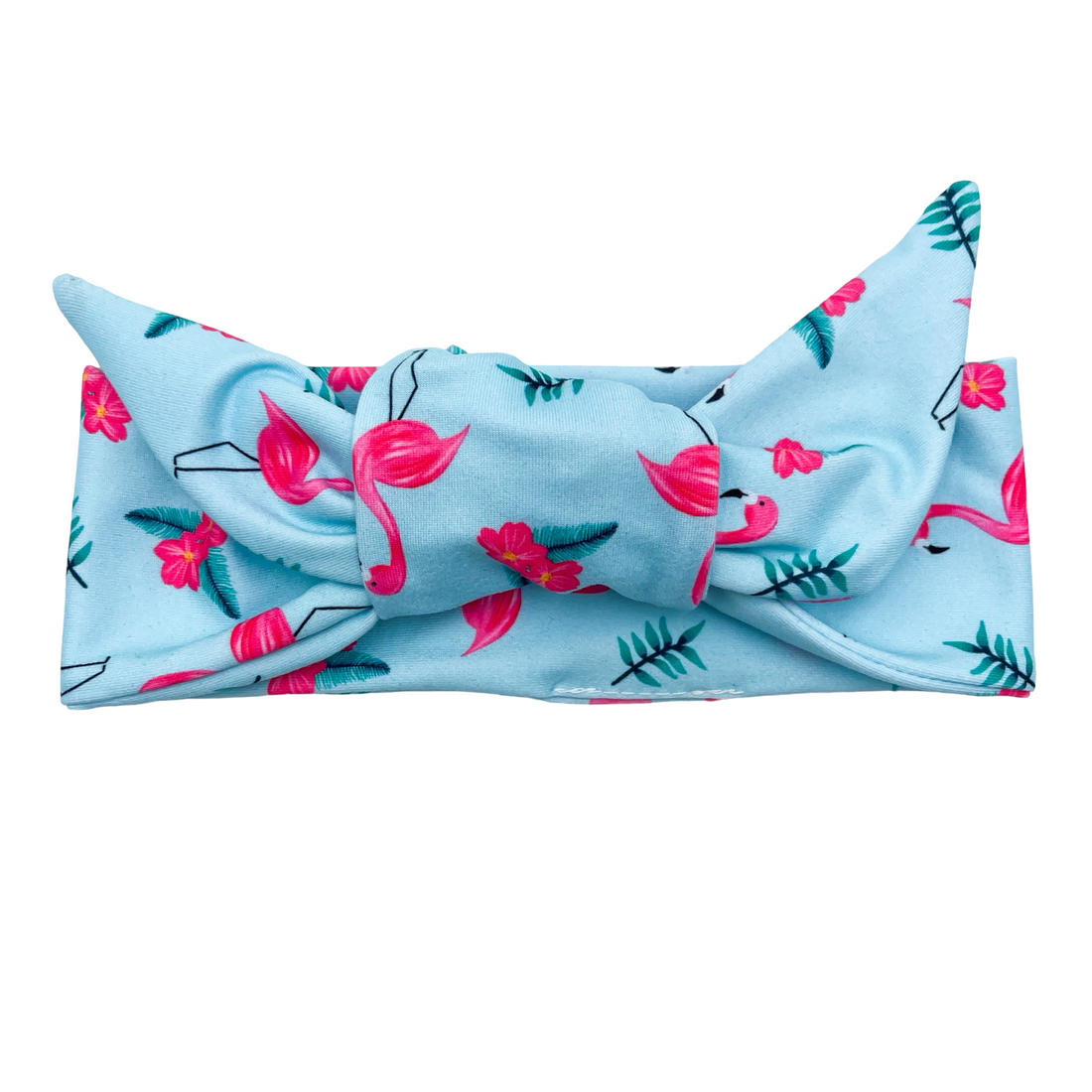 Pink Flamingos Adjustable Tie Headband