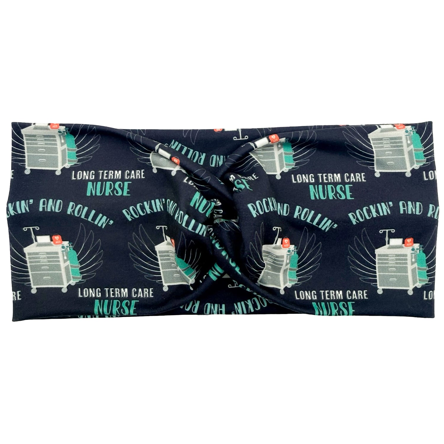 Long Term Nurse Care - Black Headband