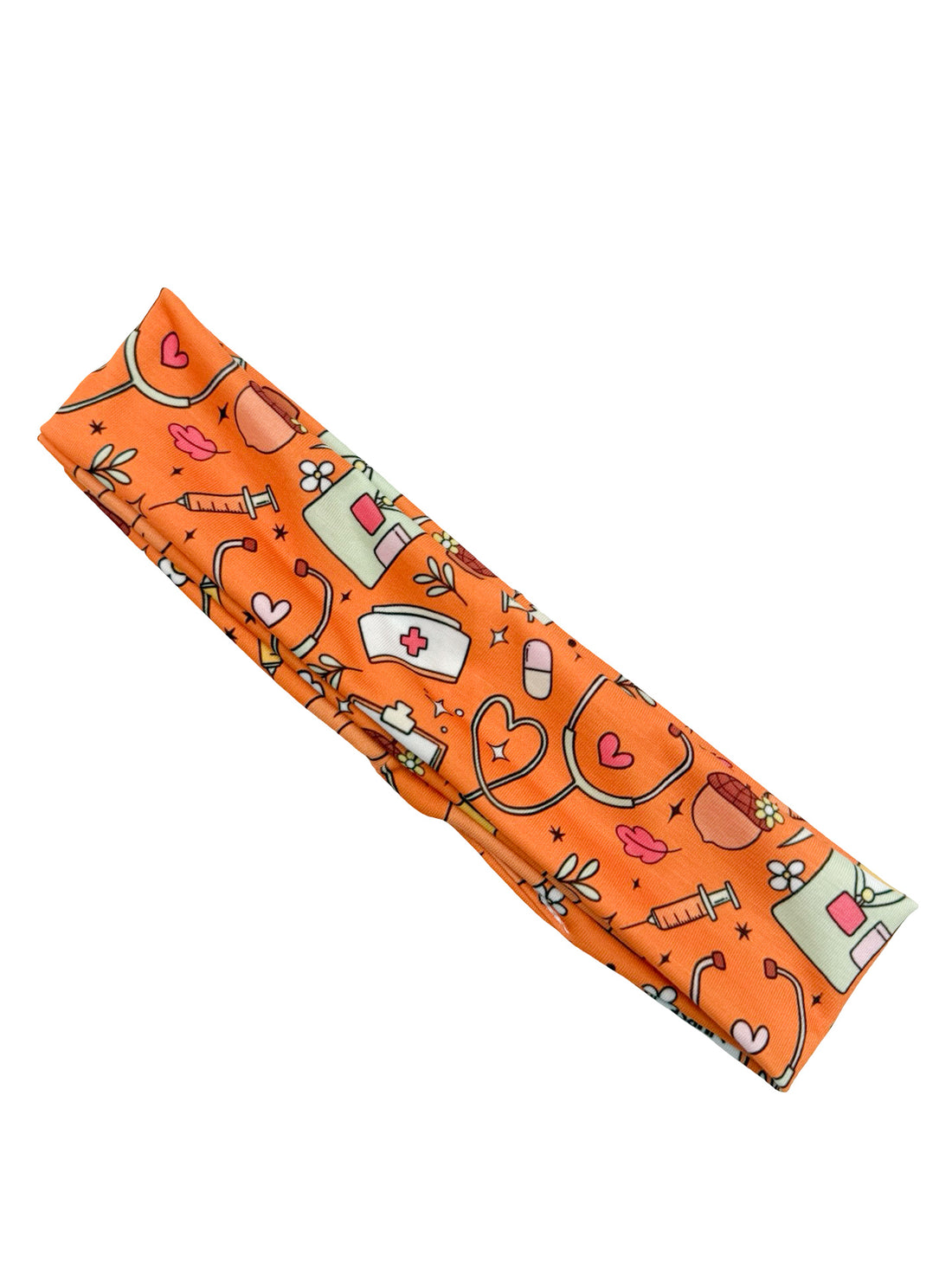 Fall Nurse Essentials - Orange Athletic Headband