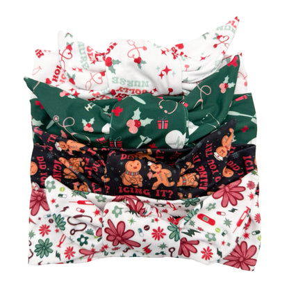CHRISTMAS HEALTHCARE GRAB BAG SALE - 2 Adjustable Tie Headband