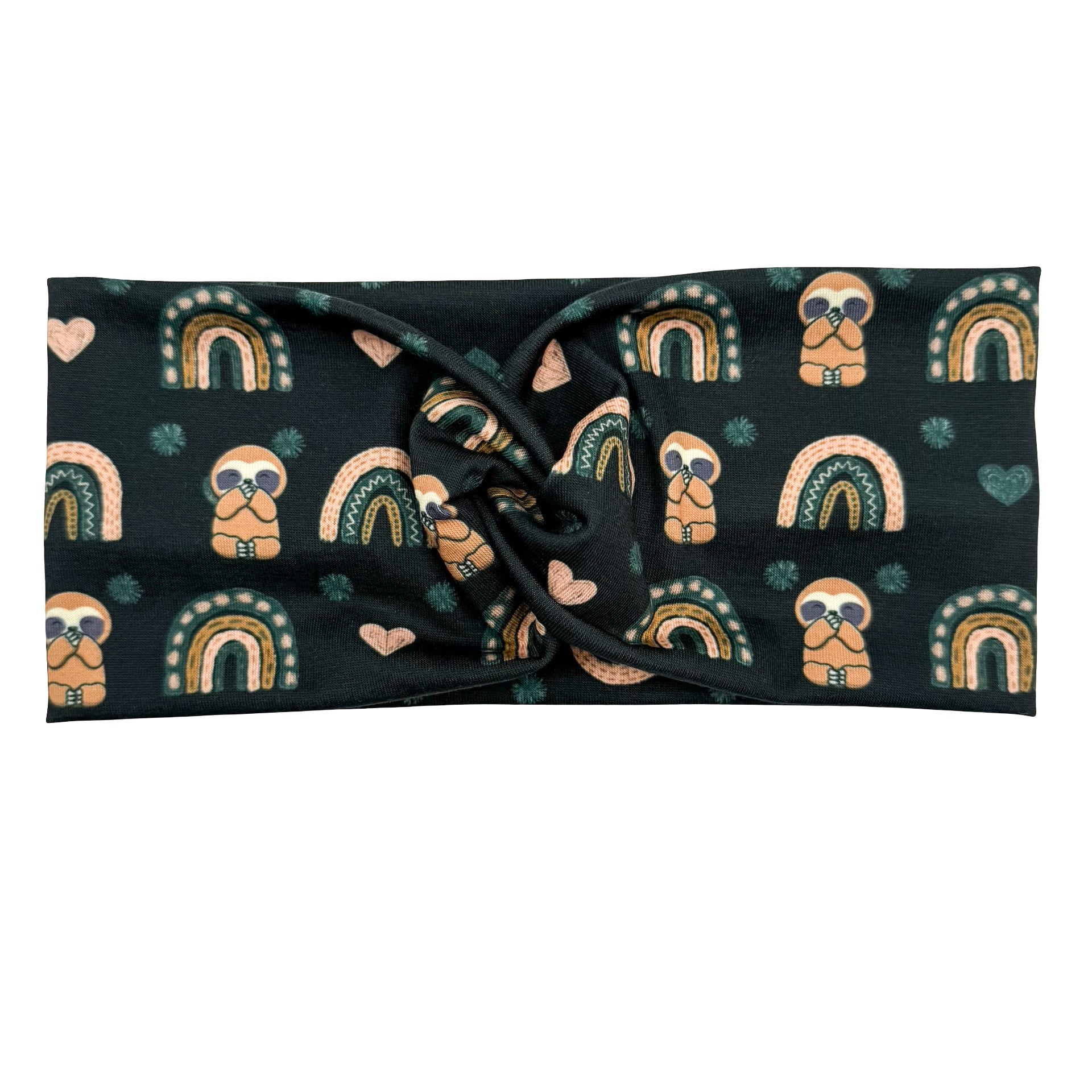 Rainbow Sloths Headband