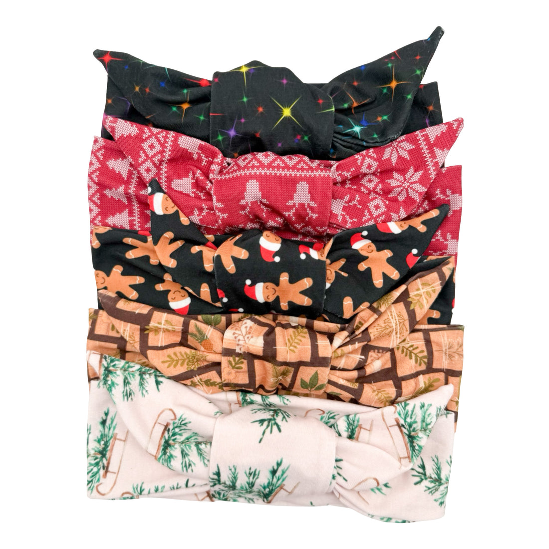 CHRISTMAS GRAB BAG SALE - 2 Adjustable Tie Headband