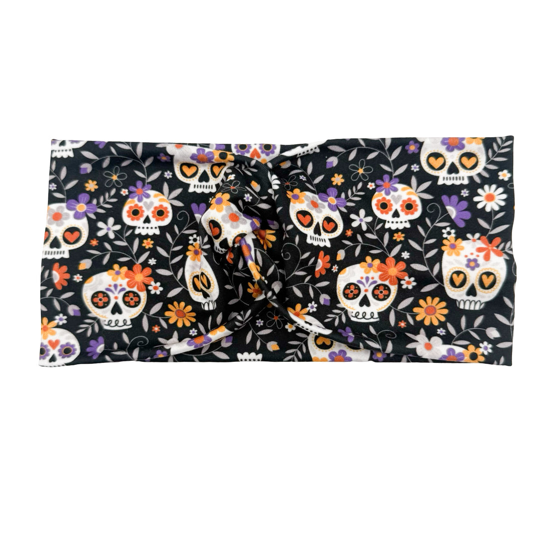 *Limited Edition* Floral Sugar Skulls - Black Headband