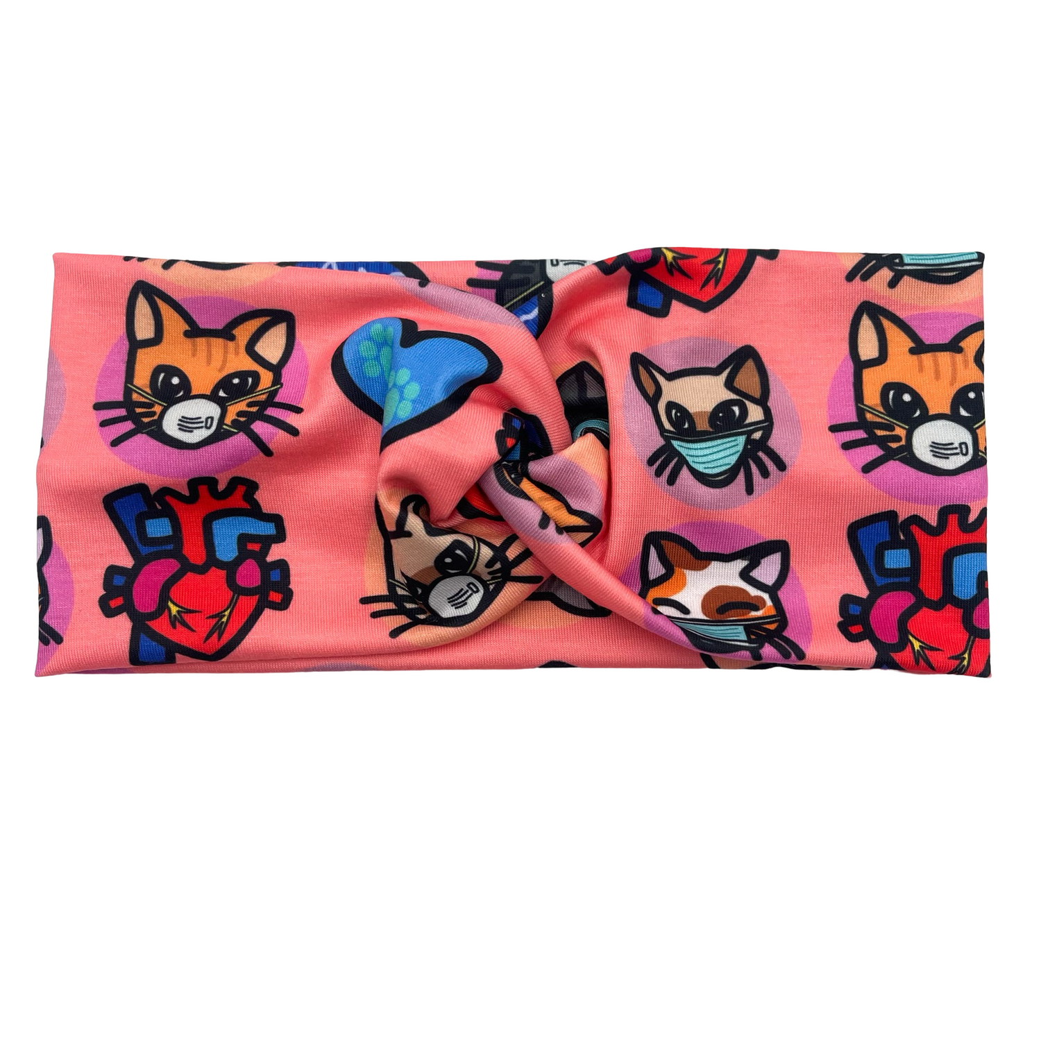 Cardiology Cats Headband