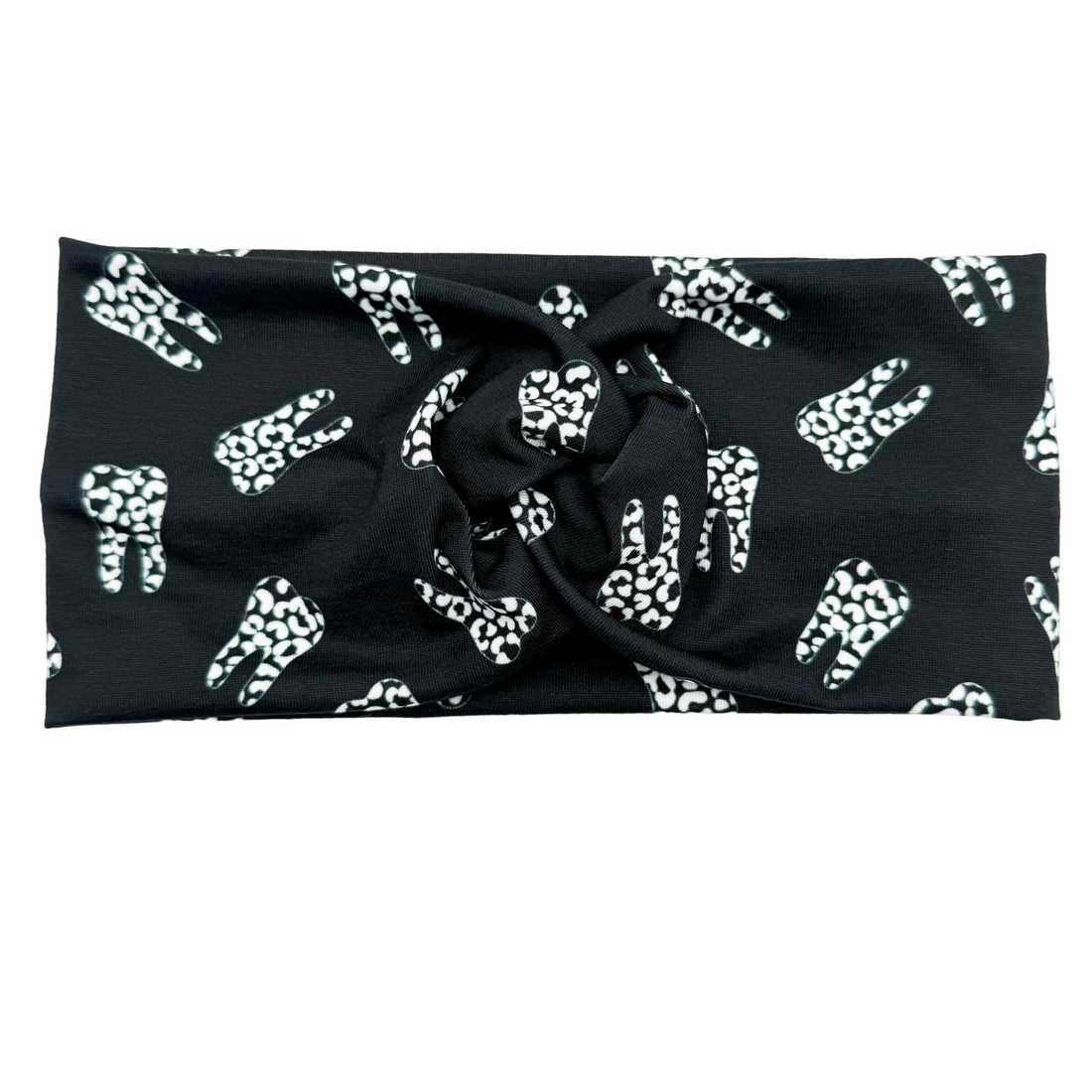 Teeth Teeth Teeth - Black Headband