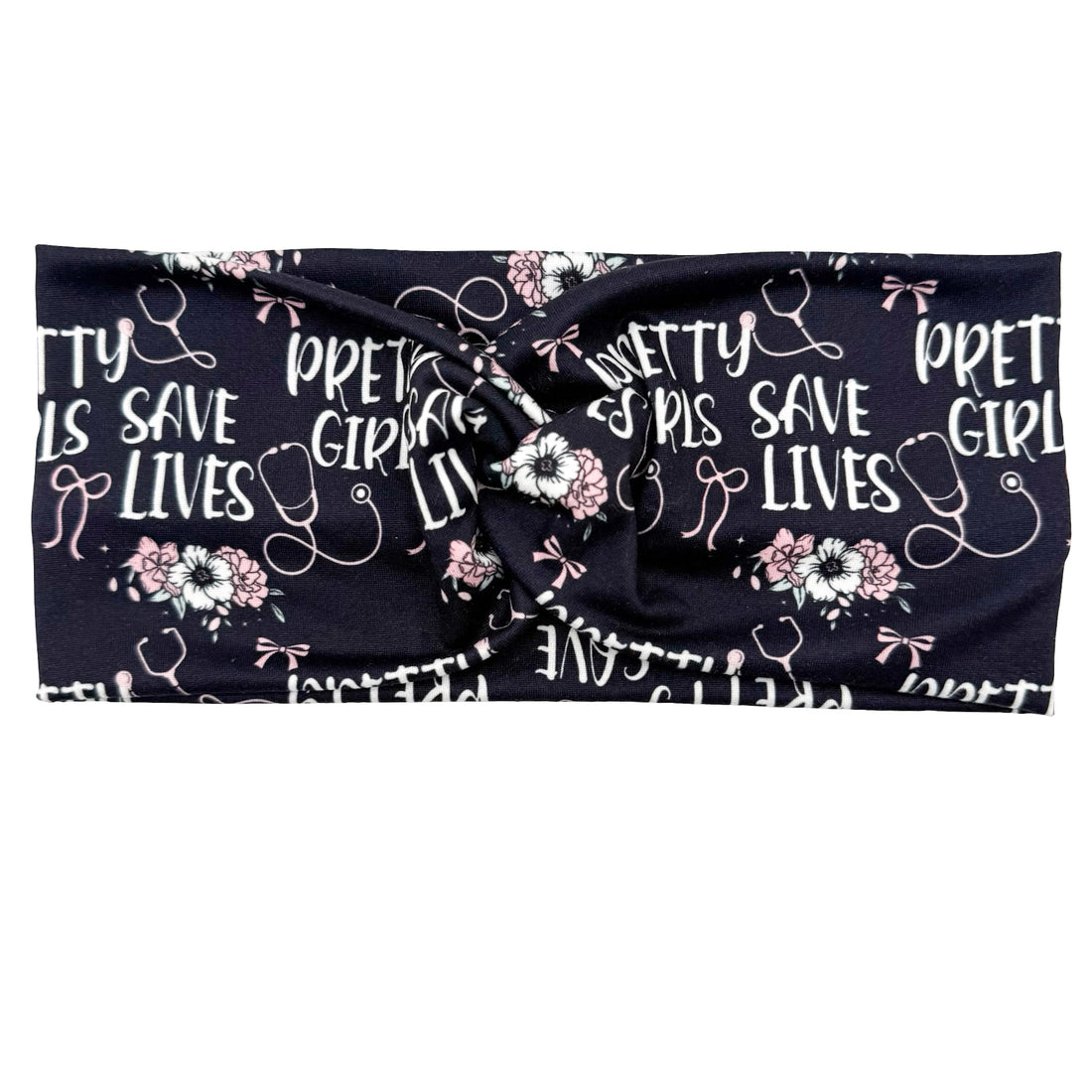 Pretty Girls Save Lives - Black Headband