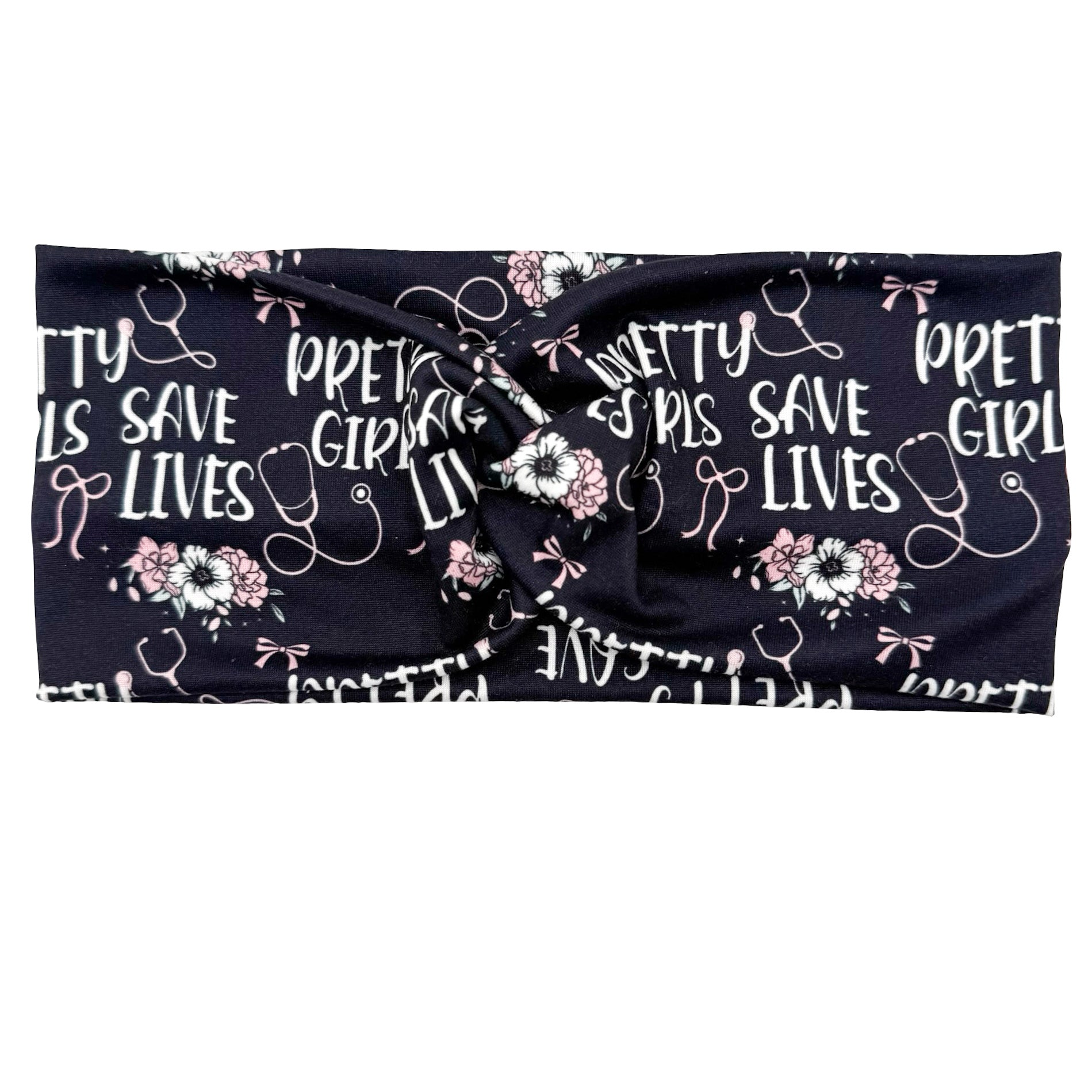 Pretty Girls Save Lives - Black Headband