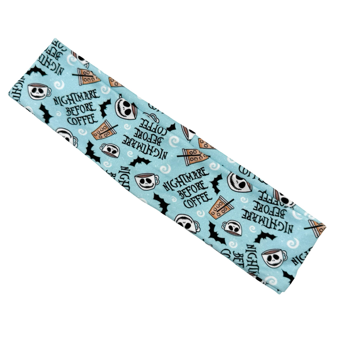 Nightmare Before Coffee Athletic Headband