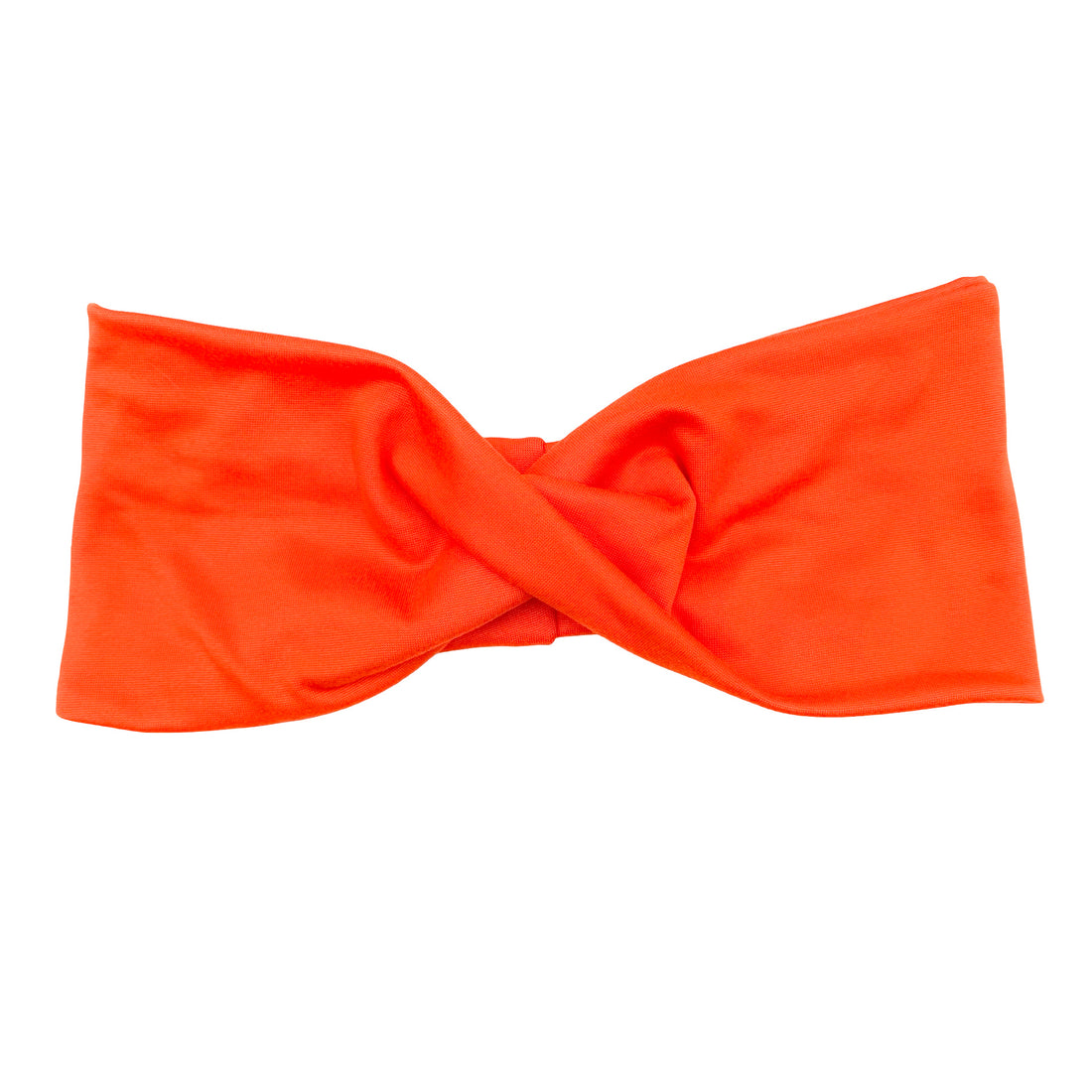Neon Orange Twisted Headband