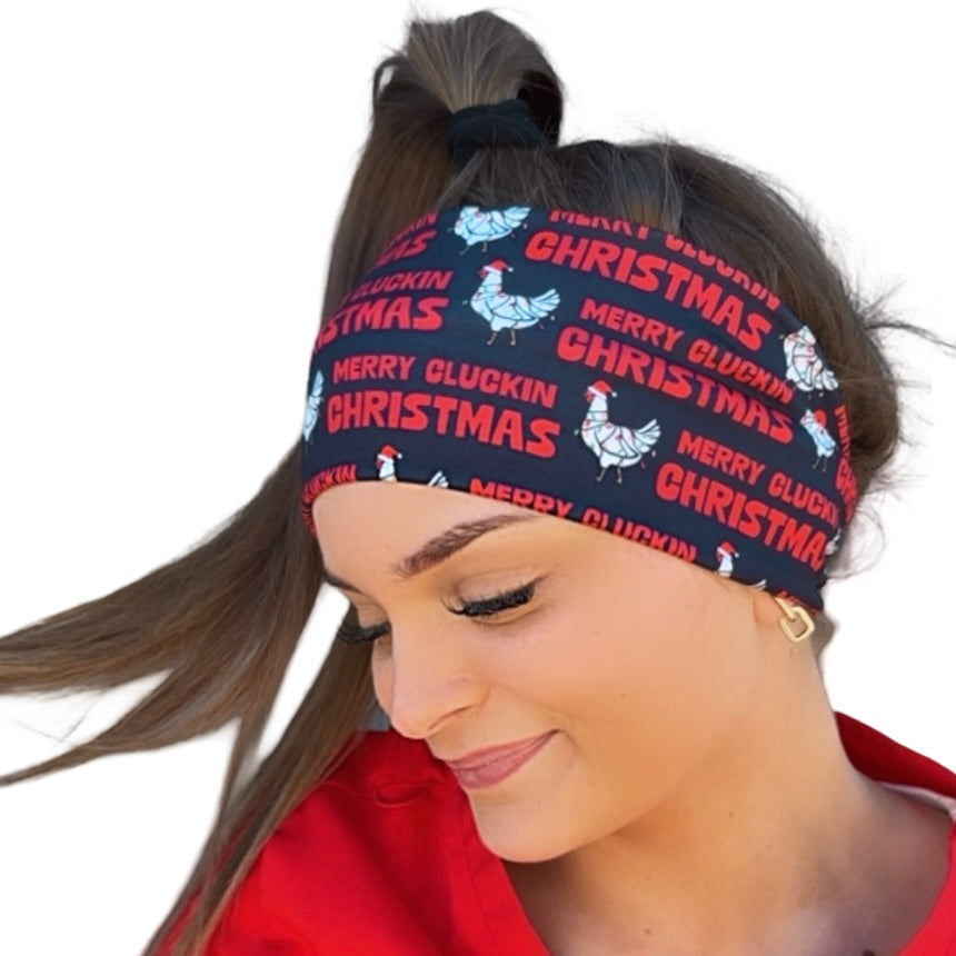 *Limited Edition* Merry Cluckin Christmas Headband