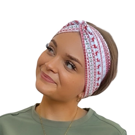 Cozy Christmas - White Headband