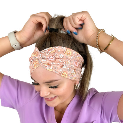* Limited Edition* Pumpkin Spice Floral Headband