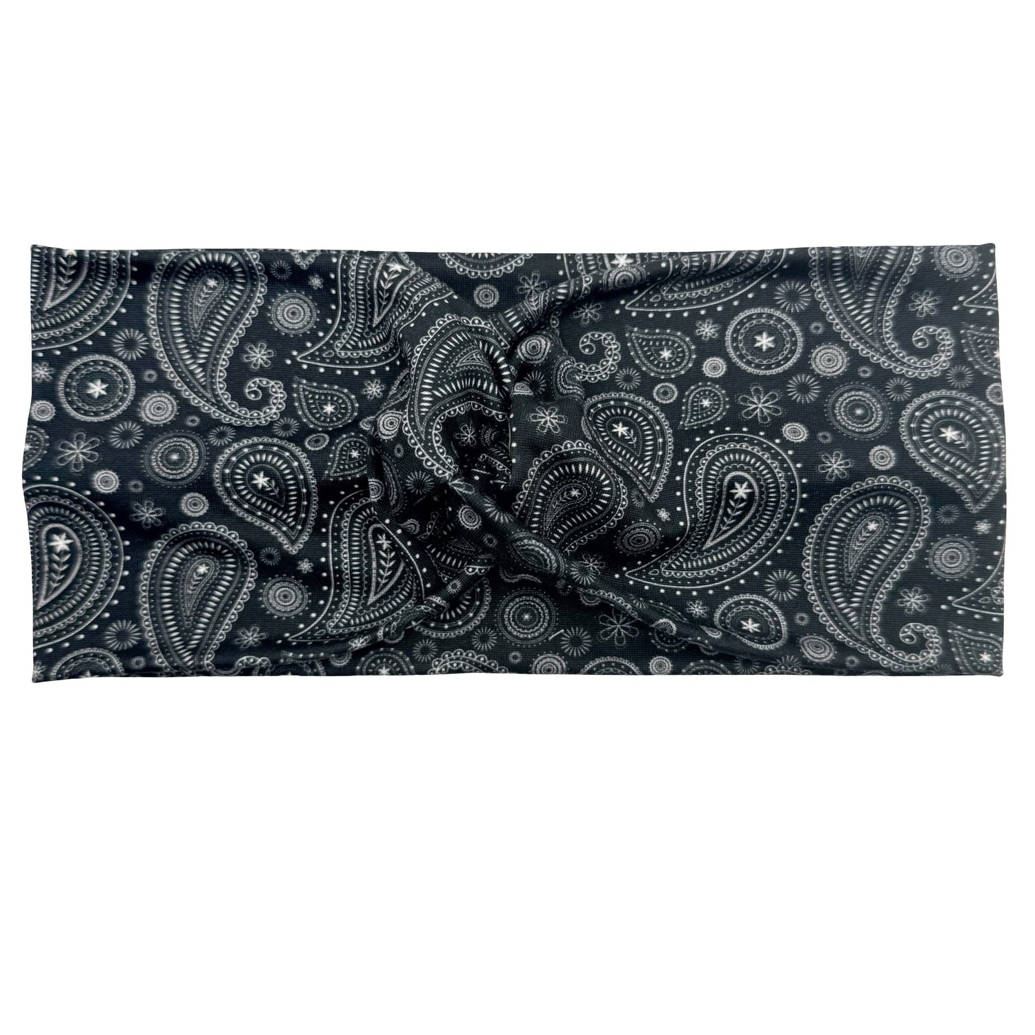 Midnight Paisley Headband