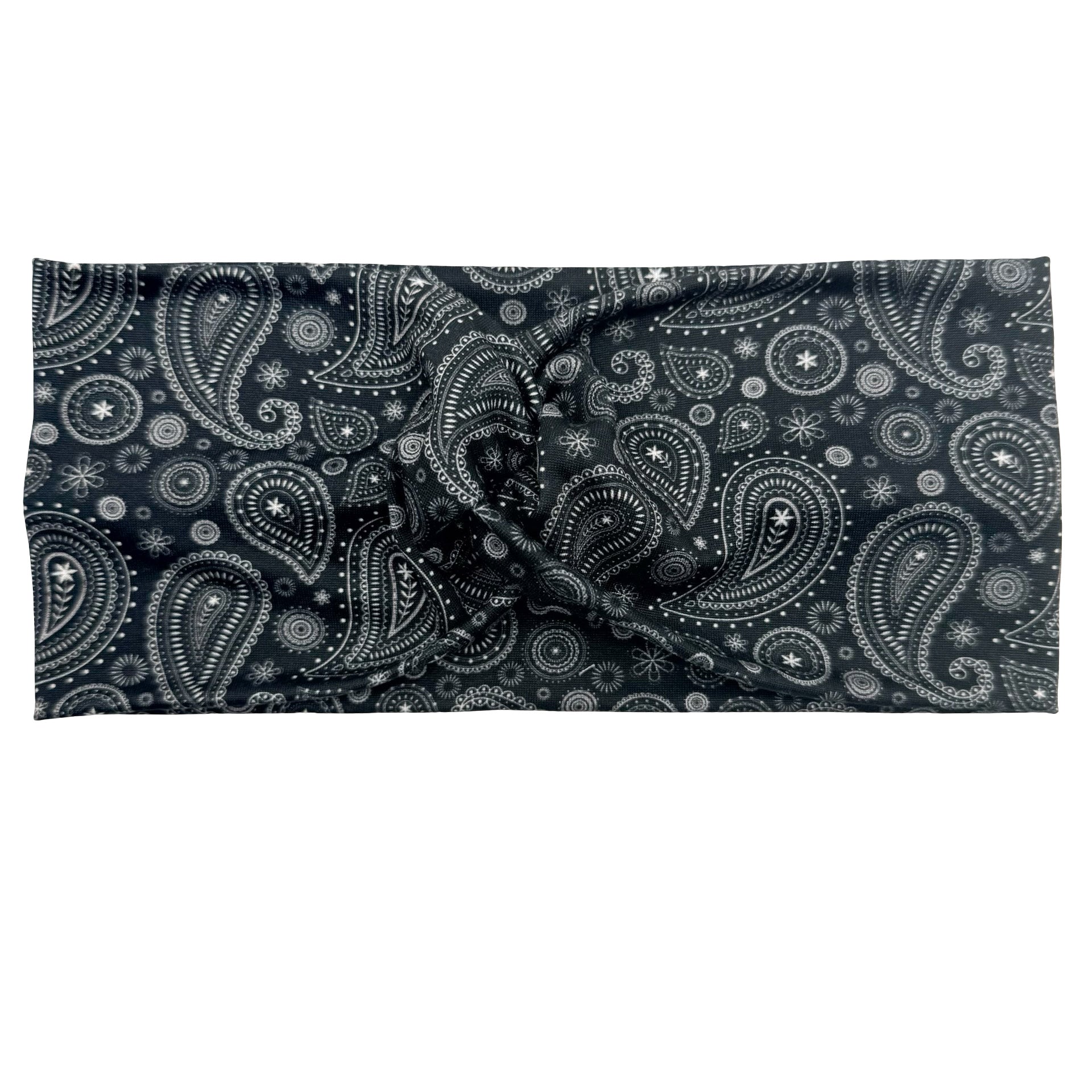 Midnight Paisley Headband