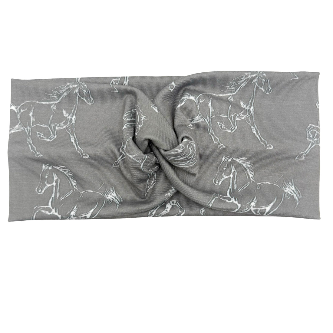 Horses - Gray Headband