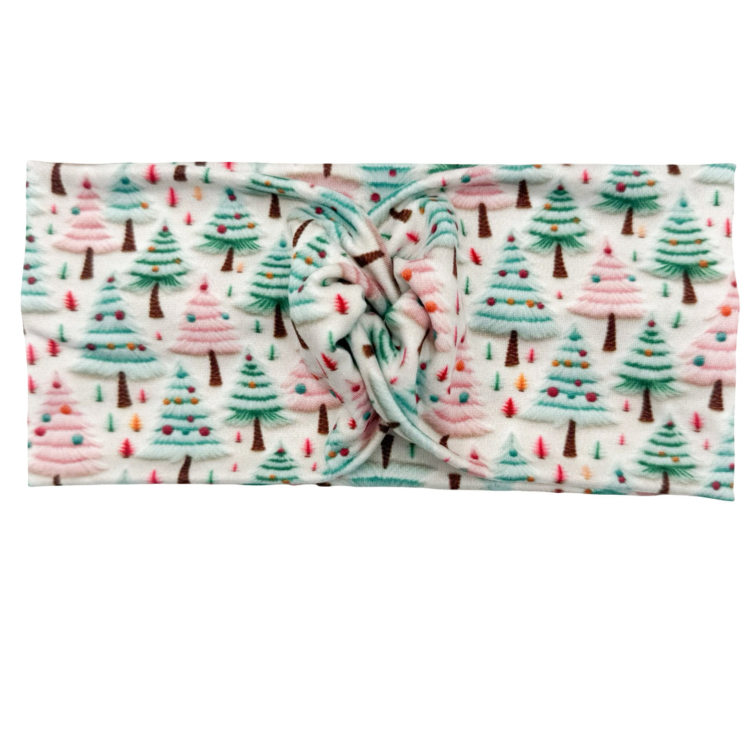 *Limited Edition* Peppermint Christmas Trees Headband