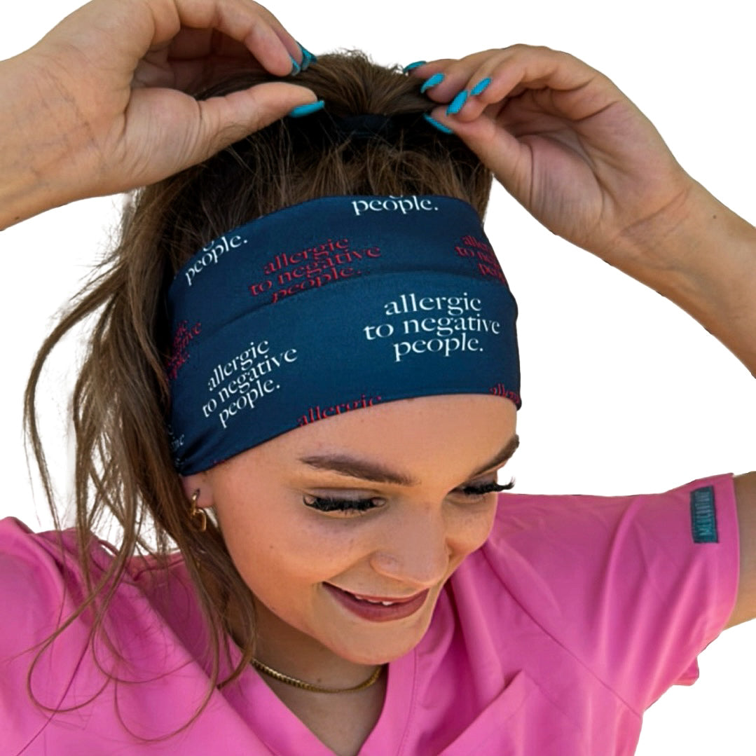 Allergic to Negative People Headband