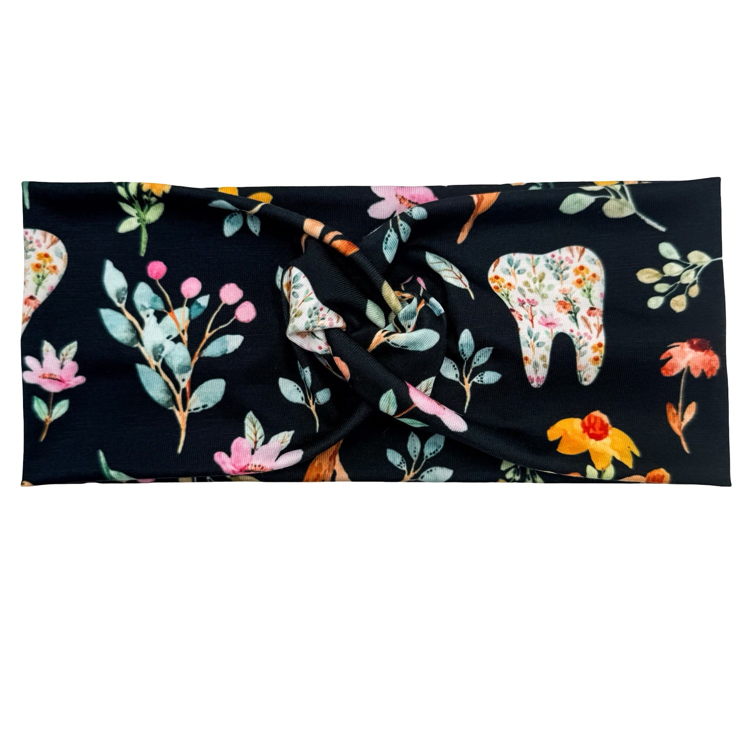 Petal &amp; Pearl Teeth - Black Headband