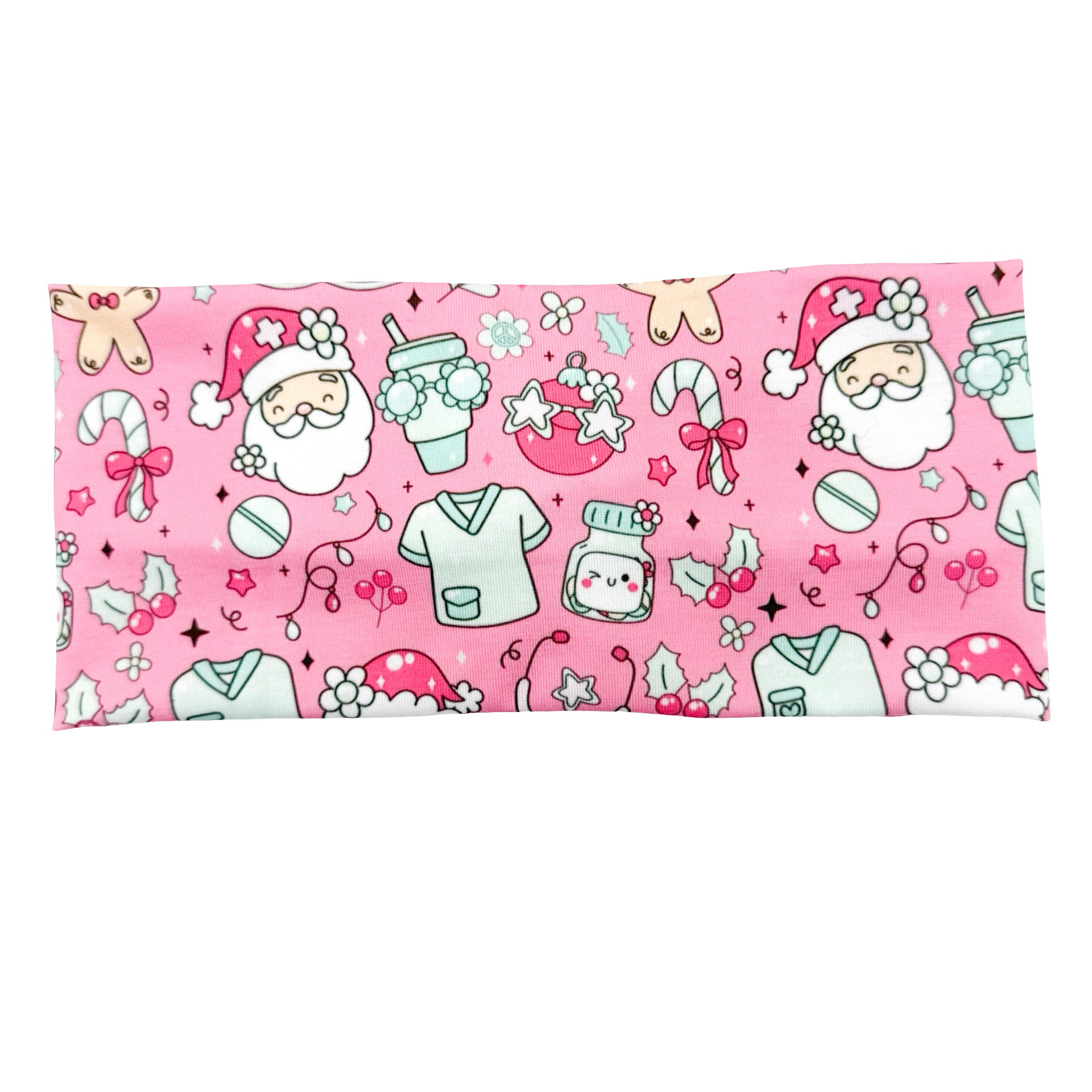 *Limited Edition* Jolly Santa Healthcare - Pink Headband