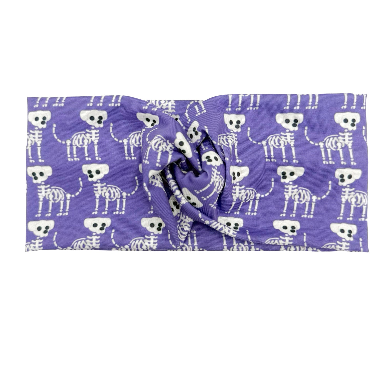 Skeleton Dogs - Purple Headband