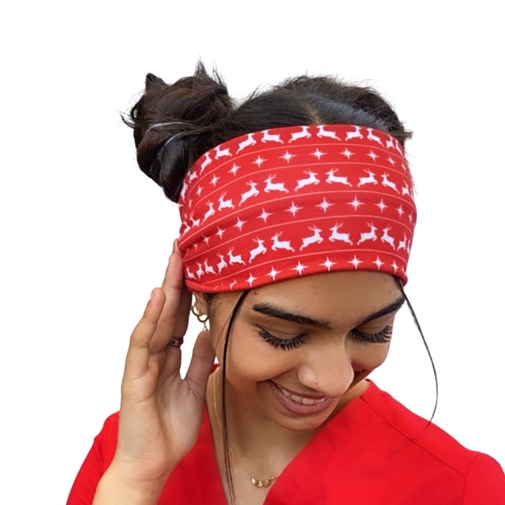Cozy Christmas - Red Headband