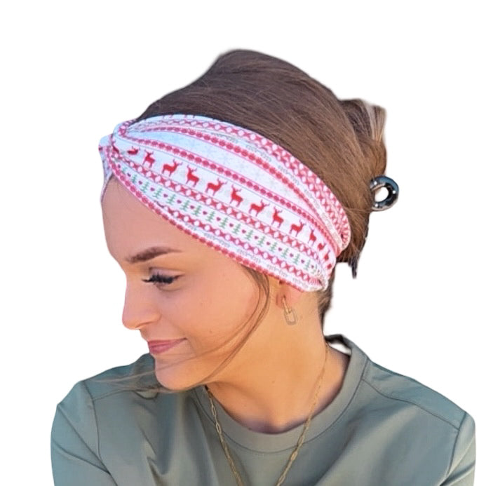 Cozy Christmas - White Headband