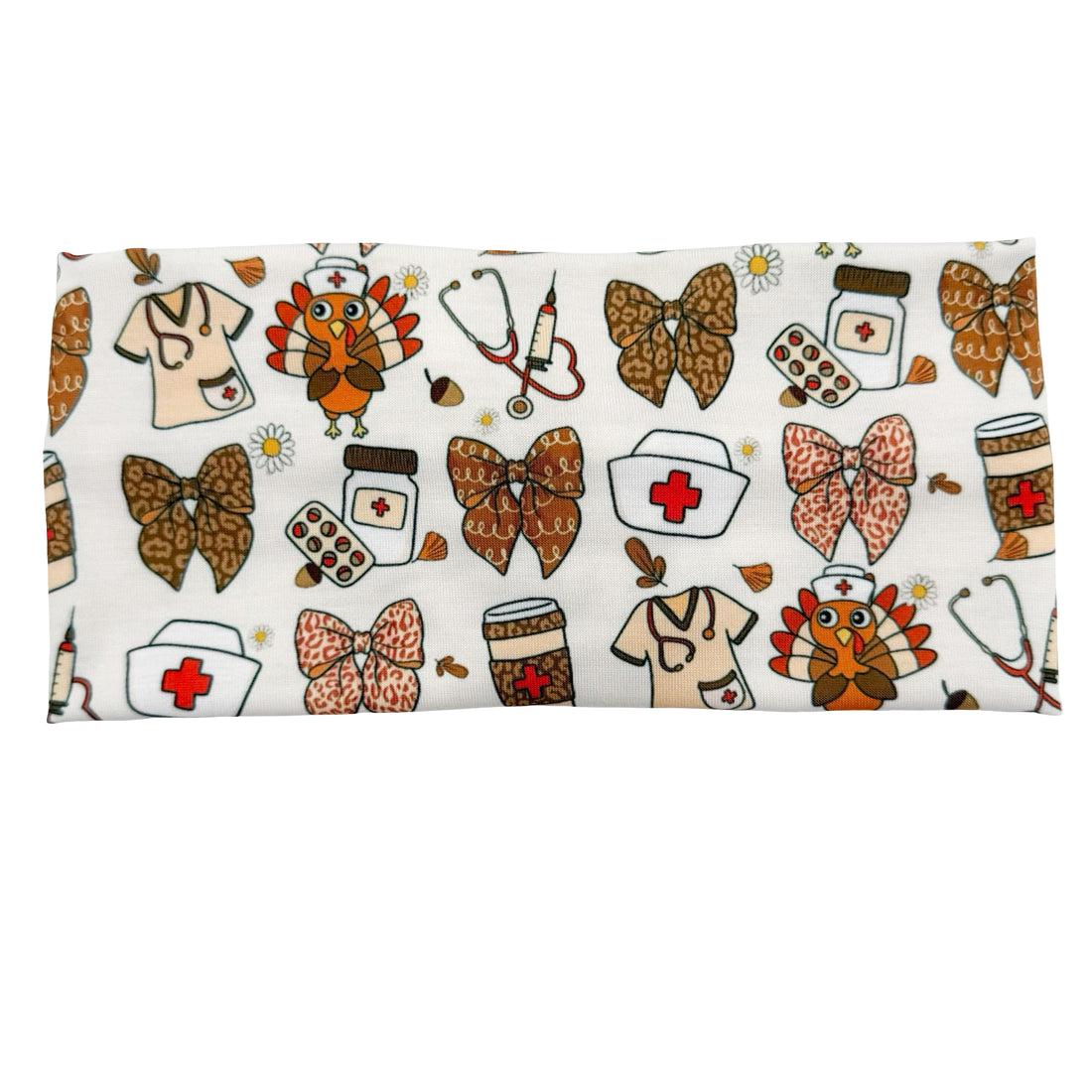 *Limited Edition* Thankful Nurse - White Headband