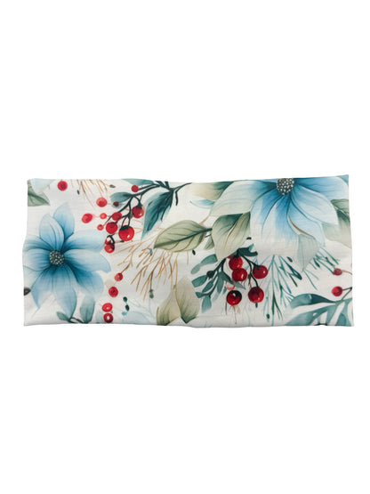 Berry and Blue Blooms Headband