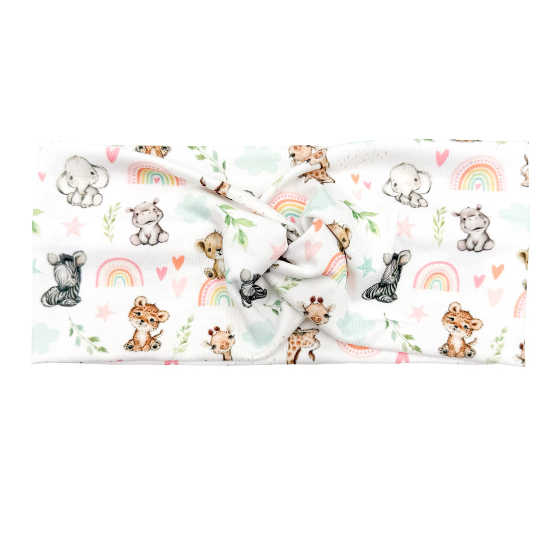 Rainbow Safari Animals Headband