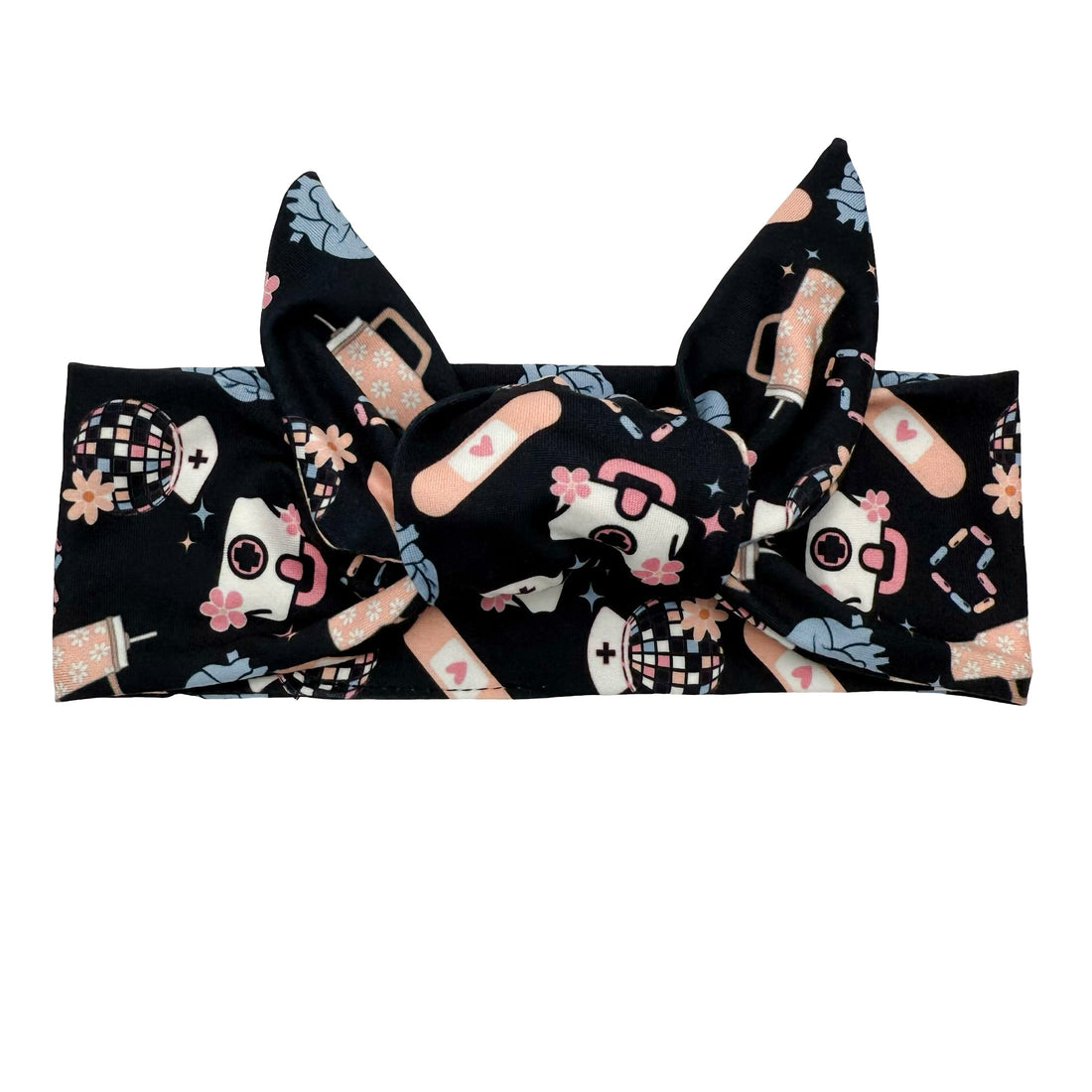 Disco Nurse - Adjustable Tie Headband