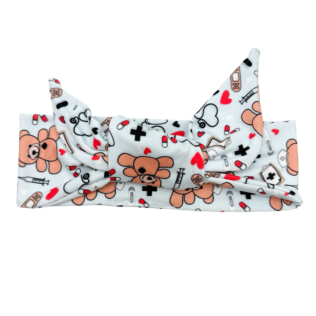 Medical Teddy Bears Adjustable Tie Headband